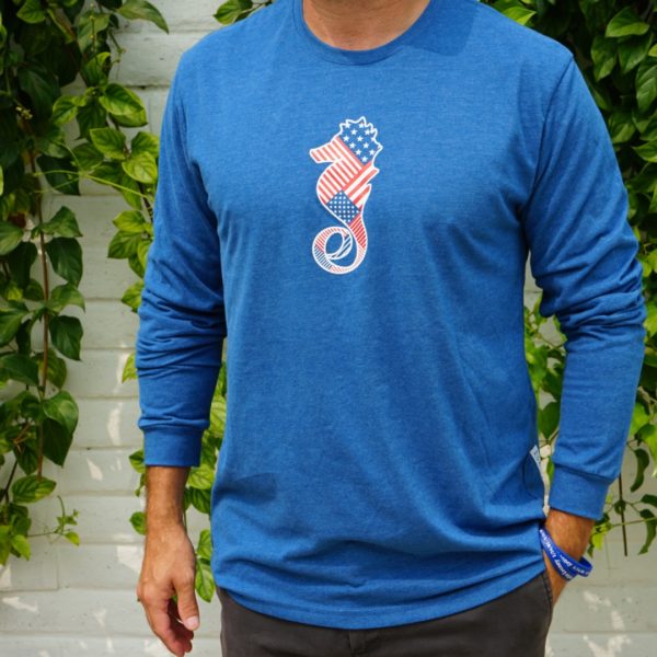Oh Say Can You Schmee Longsleeve American Blue