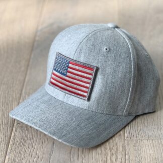 Patriot Hat® Flex Fit Patriot Heather Grey