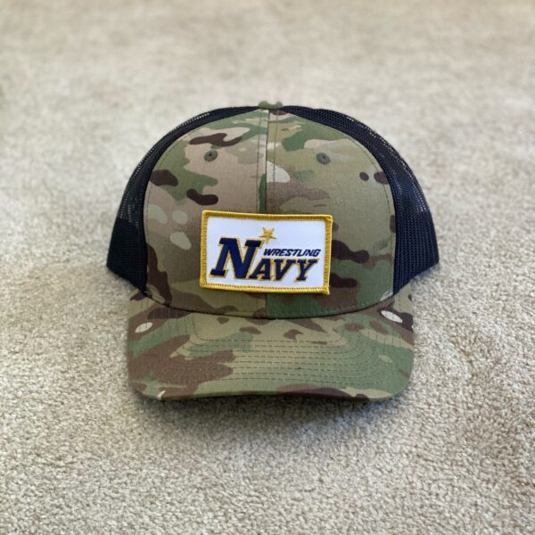 Navy Wrestling Trucker - Image 3