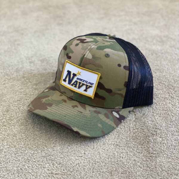 Navy Wrestling Trucker - Image 2