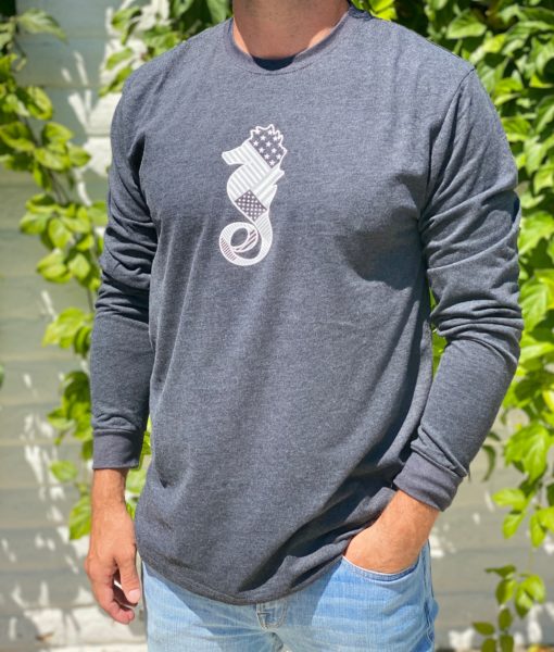 Oh Say Can You Schmee Longsleeve Charcoal - Image 2