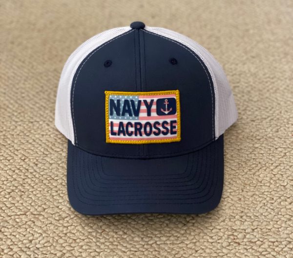Navy Lax Flag Trucker - Image 2