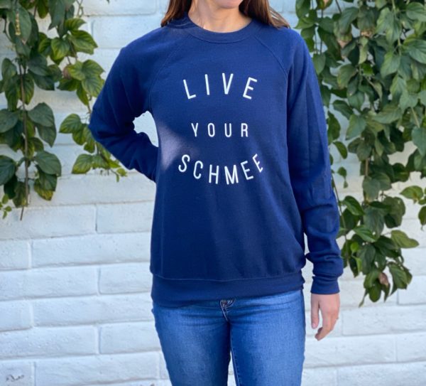 Women's McCadden Crewneck Heather Navy - Image 3