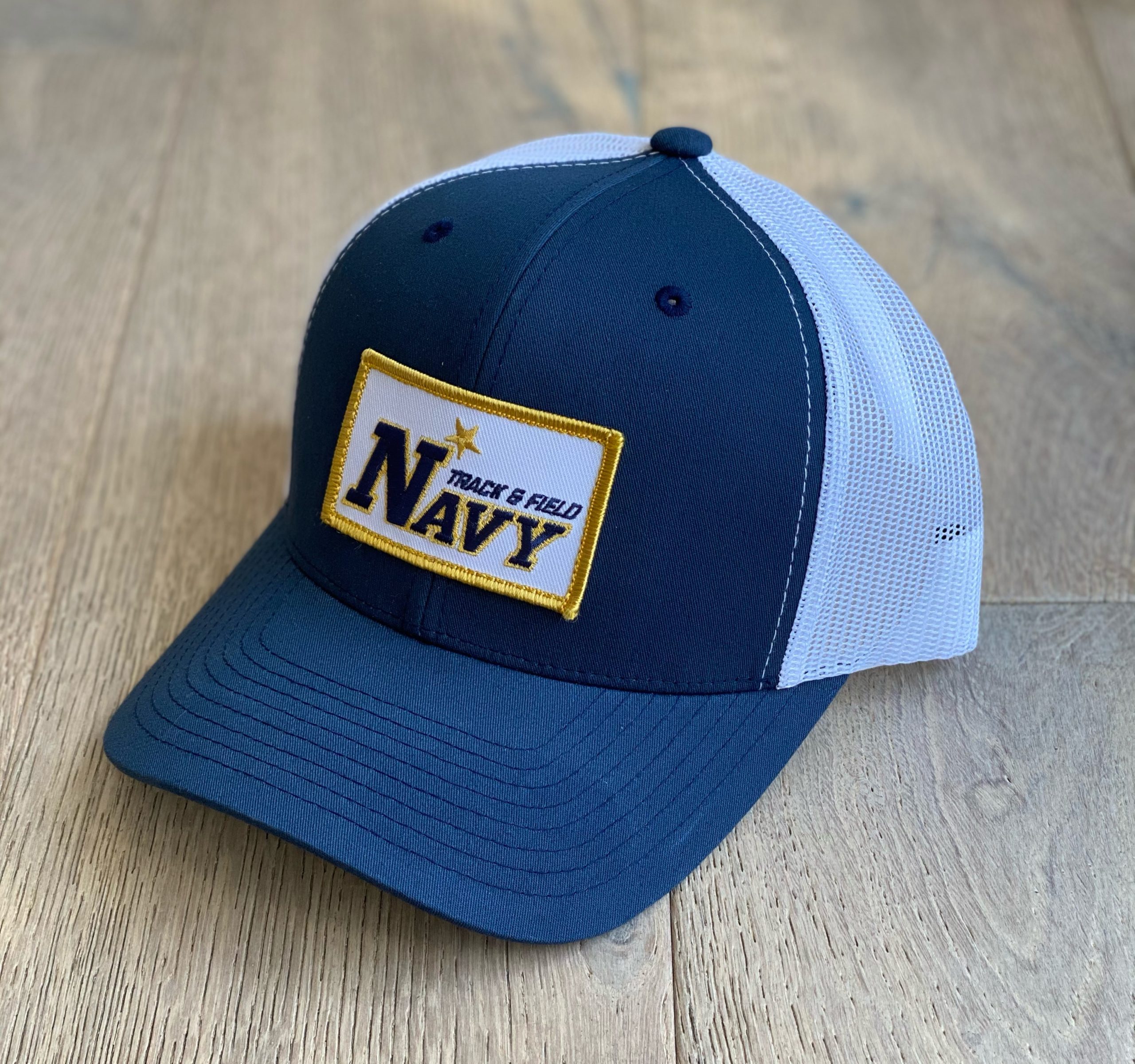 Navy Track And Field Trucker - Schmee