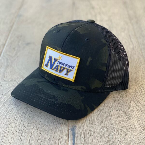 Navy Swim & Dive Trucker