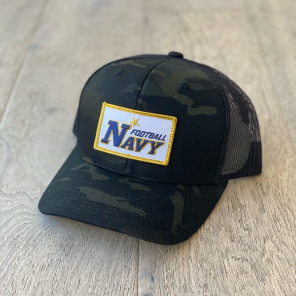 Navy Football Trucker (Multiple Colors)