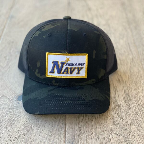 Navy Swim & Dive Trucker - Image 3