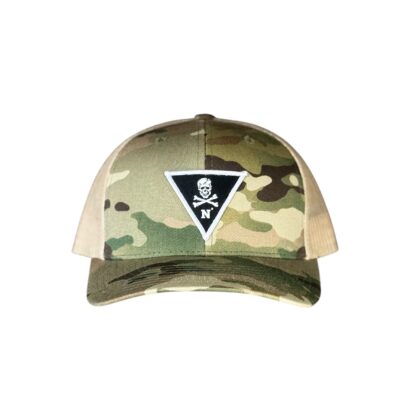 Fear The Bones Light Camo Trucker